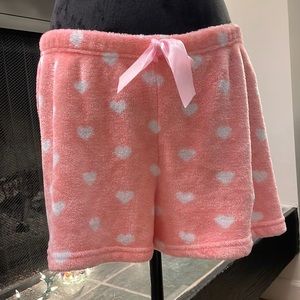 Warm comfortable pajama shorts